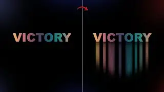 long gradient shadow text in photoshop | modern colorful text effect tutorial