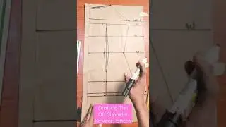 Drafting The Off Shoulder Sewing Pattern #sewingtips