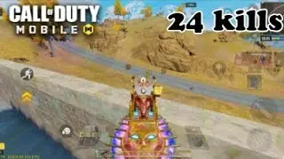 Ultimate 24 kills With Enemy's stolen gun in COD MOBILE | BEST FFR GUNSMITH IN CODM 