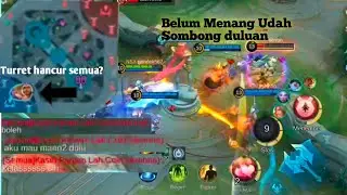 MID GAME TIM GUA DIBACOTIN + HANCUR SEMUA TURRET - MOBILE LEGENDS BANG BANG