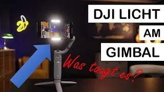 Test der DJI OM Handyklemme mit Zusatzlicht - das taugt die Gimbal-Lampe