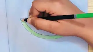 How to Draw a Cute Watermelon Slice 🍉✨