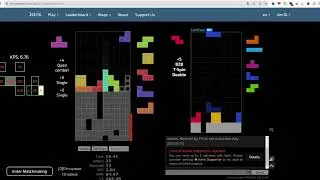 [Not TETR.IO] Satisfying Timelapse of Training Kim16 (aginast coldclear)