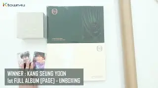 [Ktown4u UNBOXING] WINNER : KANG SEUNG YOON - 1st FULL ALBUM UNBOXING