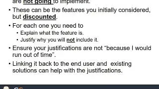 OCR GCE Computer Science - Coursework analysis -    limitations