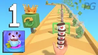 Coffee Stack - Gameplay Walkthrough [Android, iOS Game]