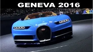 Geneva 2016 - Bugatti Chiron - World's first 1500-hp production Hypercar!