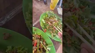 Beef salad & fried pork so delicious #fypシ #viral #cooking #video #shorts