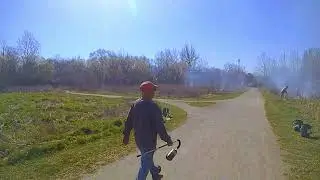 Malcolmson Eco Park Restoration Burn April 2024