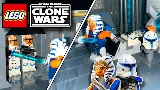 AHSOKA entfernt CAPTAIN REX den Inhibitor-Chip! CLONE WARS MOC Diorama [SEASON 7] LEGO STAR WARS