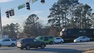 NS 7633 leads a southbound manifest towards Unadilla, Georgia. Anthem Bonus!!