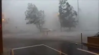 Brisbane Hail Storm video 1 -  University of Queensland, St Lucia - 27 November 2014