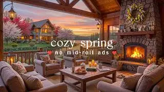 🌷Cozy Spring Jazz (NO MID-ROLL ADS) &ndash; Calm Coffee Shop Ambience for Productivity