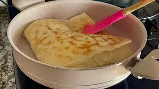 Только ВОДА и МАСЛО! Рецепт лепешек, по вкусу напоминающих блины ручной работы.