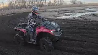 Zander Playing in the Mud!!