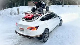 OVERLAND TESLA Build! Full Tour and Close ups!