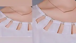 Stylish Neck Design Cutting And Stitching