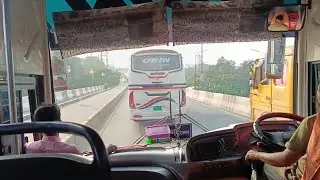 Dhaka To Rangpur Bus Journey | Bangladesh Bus Race | Bangladesh Expressway