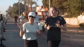 Jolie Ville Kings Island X The Luxor Egyptian Marathon the 30th edition.