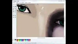 How to draw a woman in MS Paint 3 by Shukei