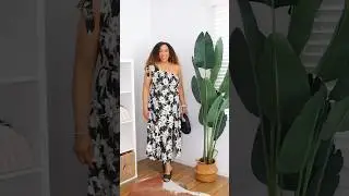 One Shoulder Dress #summerdress #womenover40 #over40 #maxidress #ootd #springdress #midsizefashion