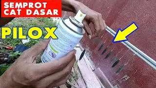 COBA PAKE PILOX... HASIL OK | METAL JIG SPRAY PAINT EPOXY