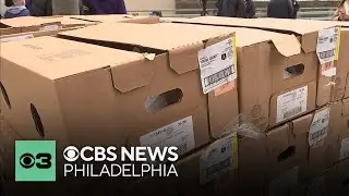 Philadelphia Police delivering food to hundreds of families through 