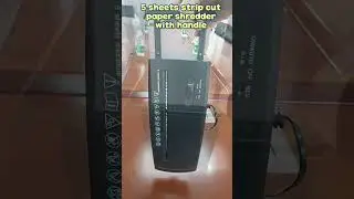 5 sheet strip cut paper shredder #papershredder #papershreddermachine #shredder #shreddermachines
