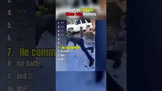Ranking Funniest Winter Fails Moments | #shorts #ranking