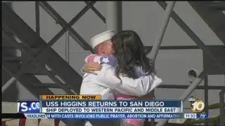 USS Higgins returns to San Diego