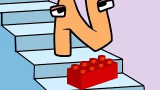 ЗНАНИЕ АЛФАВИТА НАСТУПАЕТ НА LEGO И УМИРАЕТ!! | Забавный анимационный мем в Flipaclip