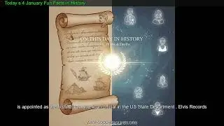 Today s 4 January Fun Facts in History
