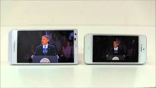 次世代ディスプレイ搭載「AQUOS PHONE」と「iPhone 5」を比較してみた
