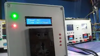 Timer Arduino based button switch programmed Electrical socket