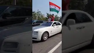 jai hind McLaren 540C and Rolls Royce ❤️ 26th Jan 🇮🇳 Rally / Supercars of Mumbai #shorts