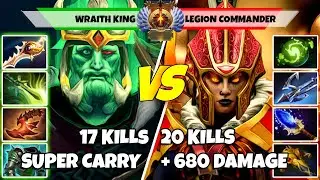 WRAITH KING (Carry) vs LEGION COMMANDER (Off) - Battle Of Immortal Rank Dota 2 Players - Z Dota 2