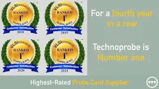 Technoprobe is the Highest-Rated Probe Card Supplier - VLSIresearch 2021
