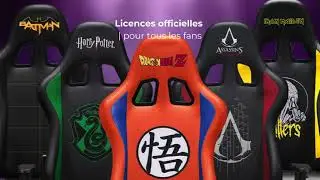 La collection de chaises gaming pour adultes sous licences officielles