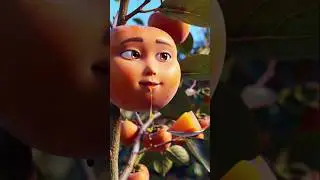 🍊😂 Human-Faced Persimmon Eating Itself! | Surreal ASMR Chewing 🍑 #Shorts #Surreal #ASMR