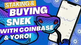 How to Buy and Stake SNEK 🐍 with Coinbase & Yoroi (Tutorial) ✅