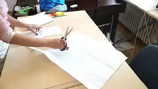 Tipar rochie cu volane