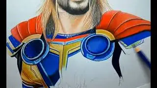 PORTRAIT OF CHRIS HEMSWORTH - THOR