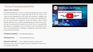 NPTEL - THE JOY OF COMPUTING USING PYTHON - WEEK 9 - ASSIGNMENT AND PROGRAM SOLUTIONS