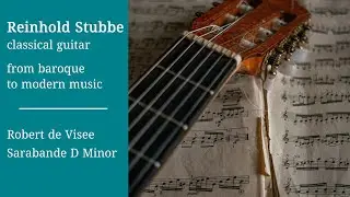Robert de Visee, Sarabande d-minor