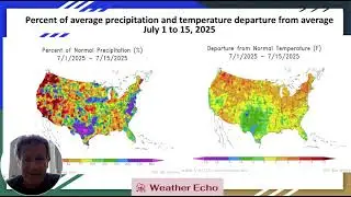 Monsoonal flow of moisture in disturbance then heat builds - Weather Echo