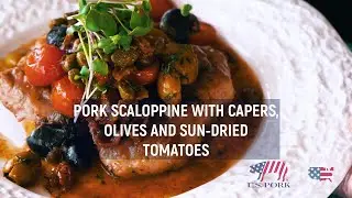 Pork Scaloppine with Capers, Olives and Sun-dried Tomatoes