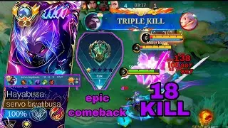 HAYABUSA EPIC COMEBACK GAMEPLAY☠️