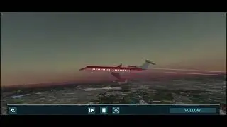 Flight Ted Striker Airlines EMBRAER 140  SIMPLE TAKEOFF  GuangZhou  🛫   Denpasar
