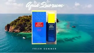 Fresh Summer! Aqua Quorum Unboxing & First Sniff, Citrus Aromatic Floral Herbs Spices Leather Woods!