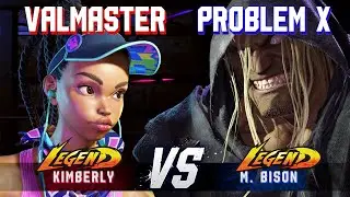 SF6 ▰ VALMASTER (Kimberly) vs PROBLEM X (M.Bison) ▰ High Level Gameplay